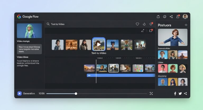 Flow: a nova fronteira da criação de vídeos com IA no Google Labs