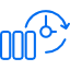 backup-thin-outline-symbol-in-a-circle