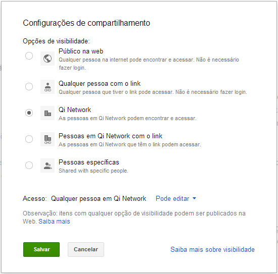 compartilhamento